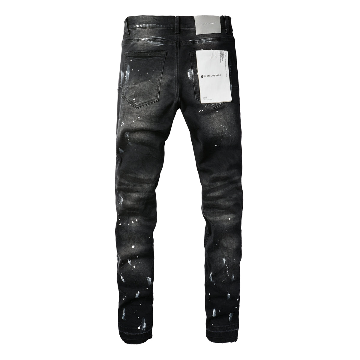 Purple jeans White and Black