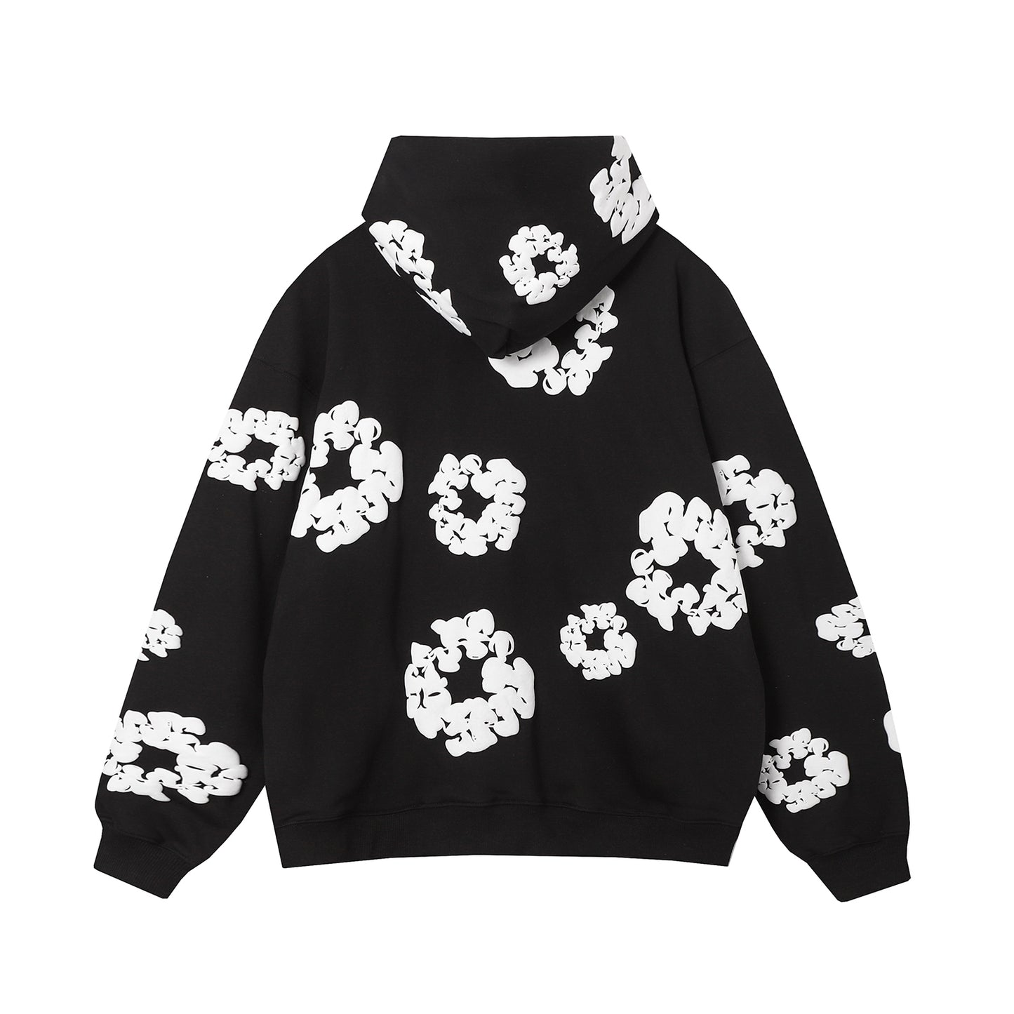 Denim Tear hoodie Black/White