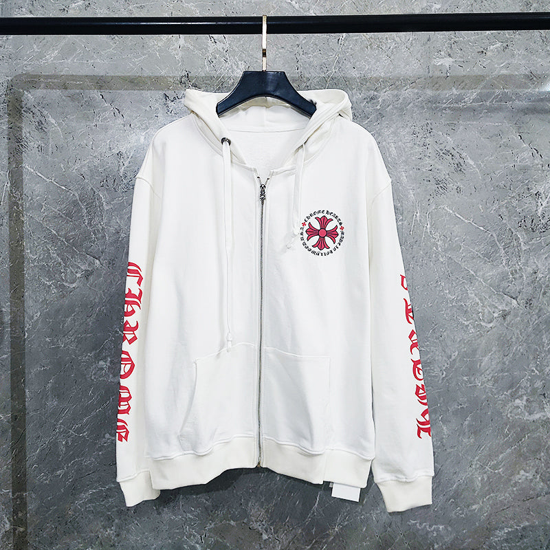 Chr*me Heart jacket red/white