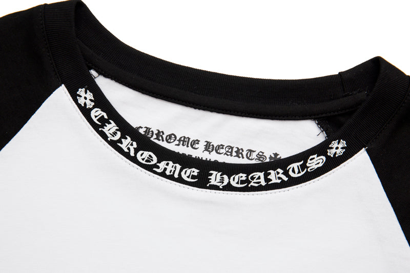 Chr*me heart long sleeve black/white