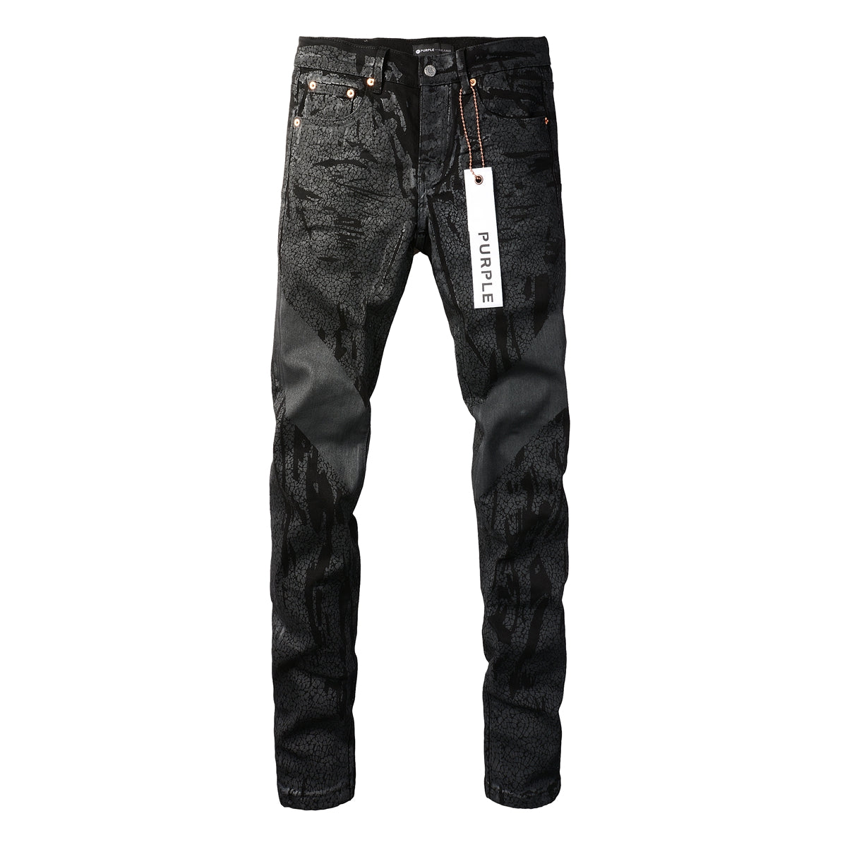 Purple jeans Black on Black