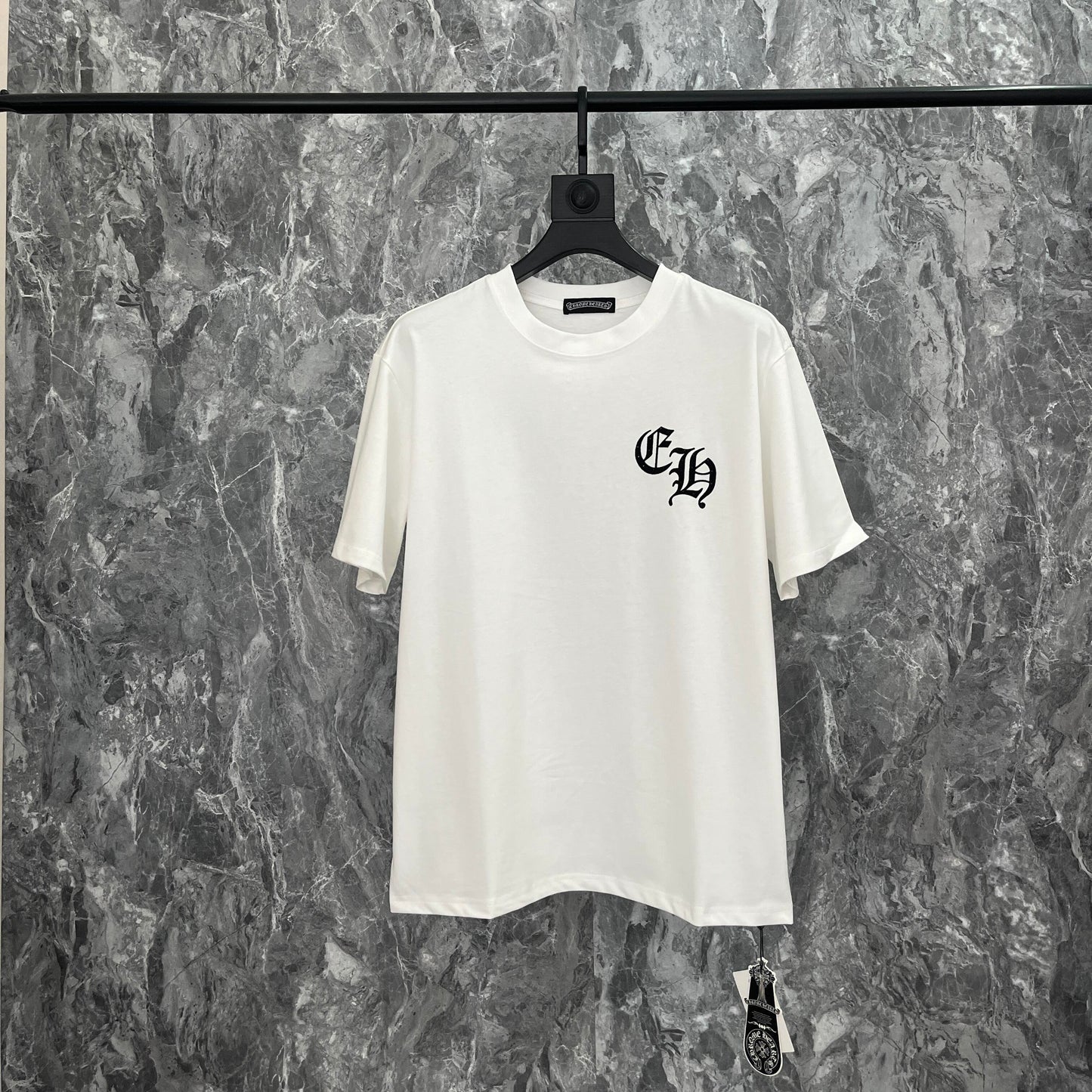 Chr*me heart shirt Rhinestone