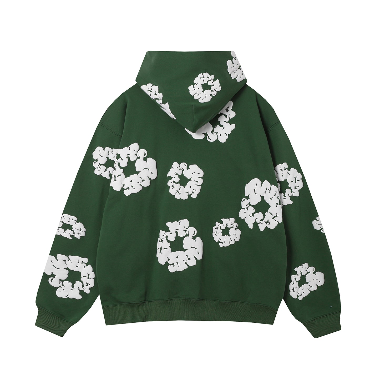 Denim Tear hoodie Green/white