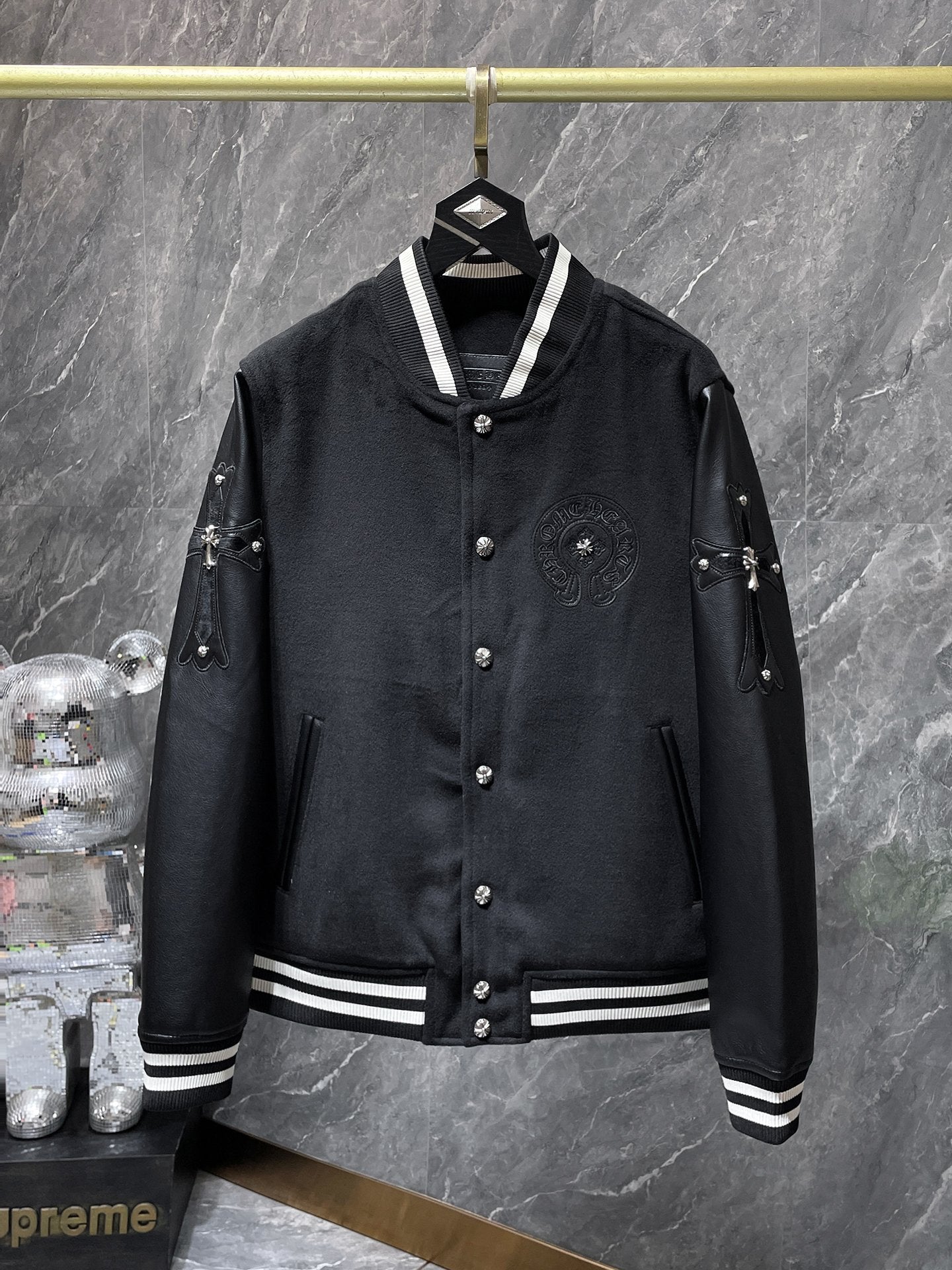 Chr*me Heart Varsity Jacket