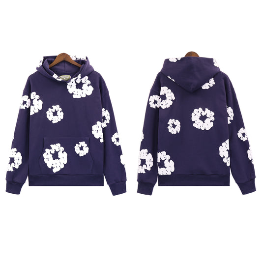 Denim Tear Hoodie Dark blue