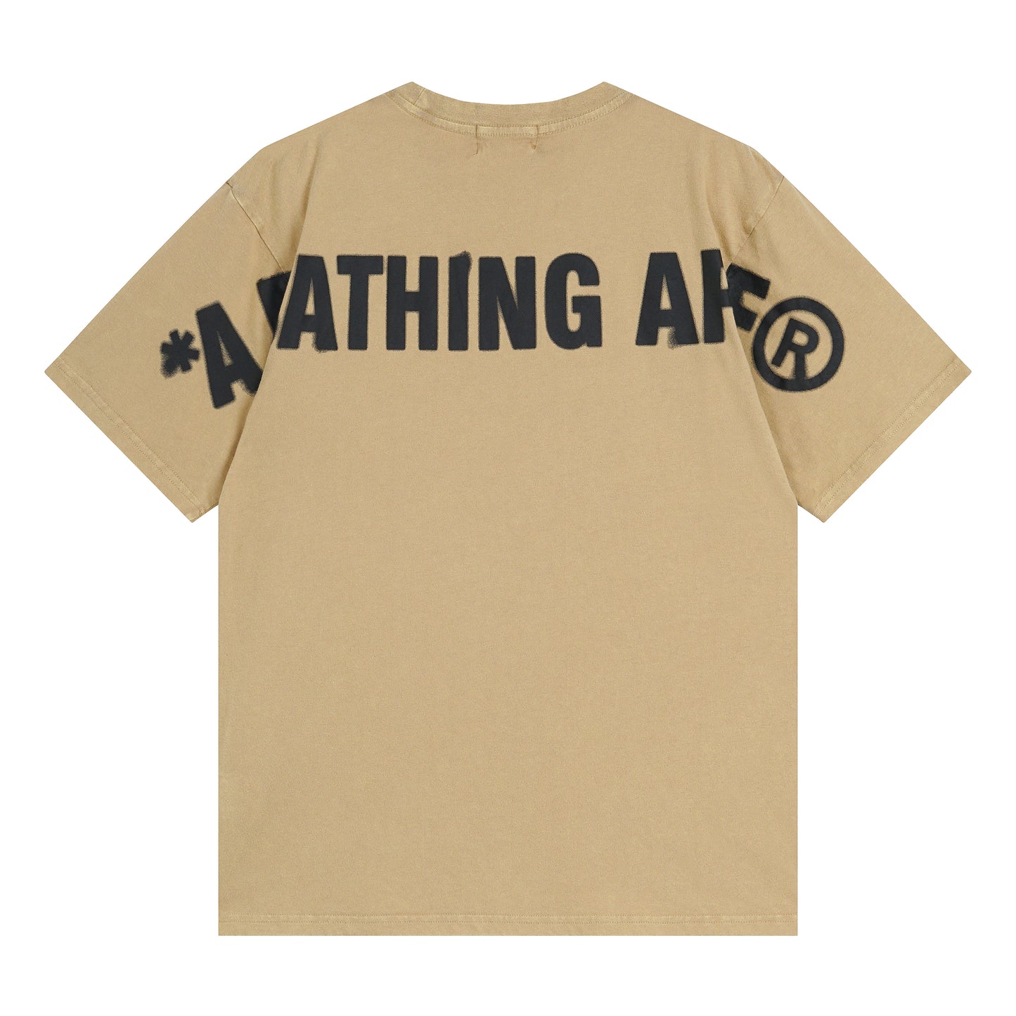 Bape Shirts Ape Sand/White