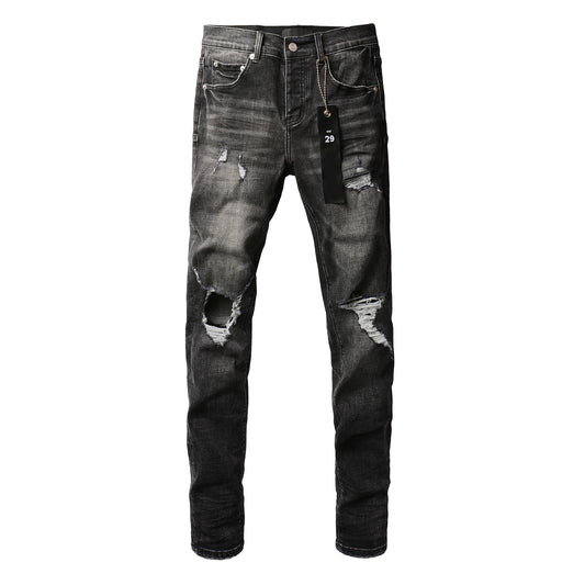 Purple jeans Black tag