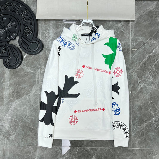 Chr*me Heart Hoodie cross