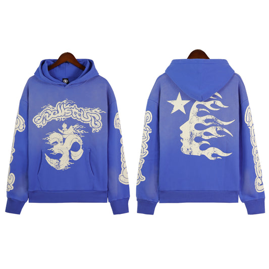 Hellstar Hoodie Blue