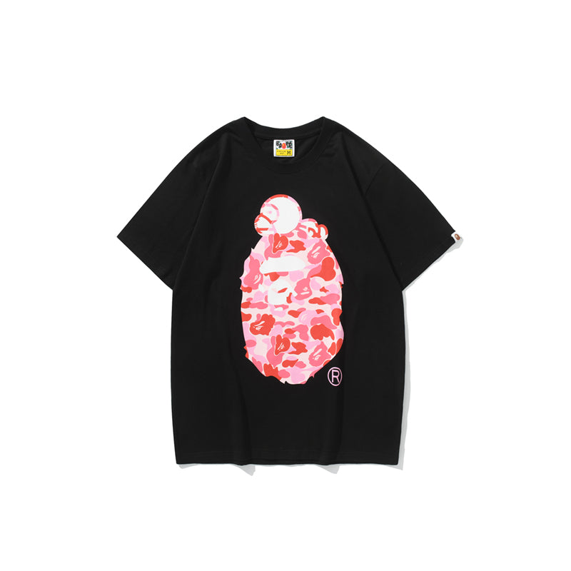Bape Shirts Ape Pink Camo
