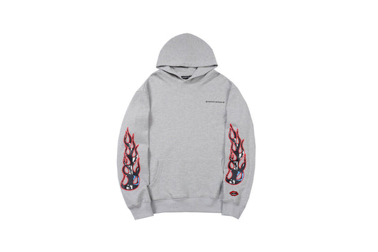 Chr*me Heart Hoodie Flame